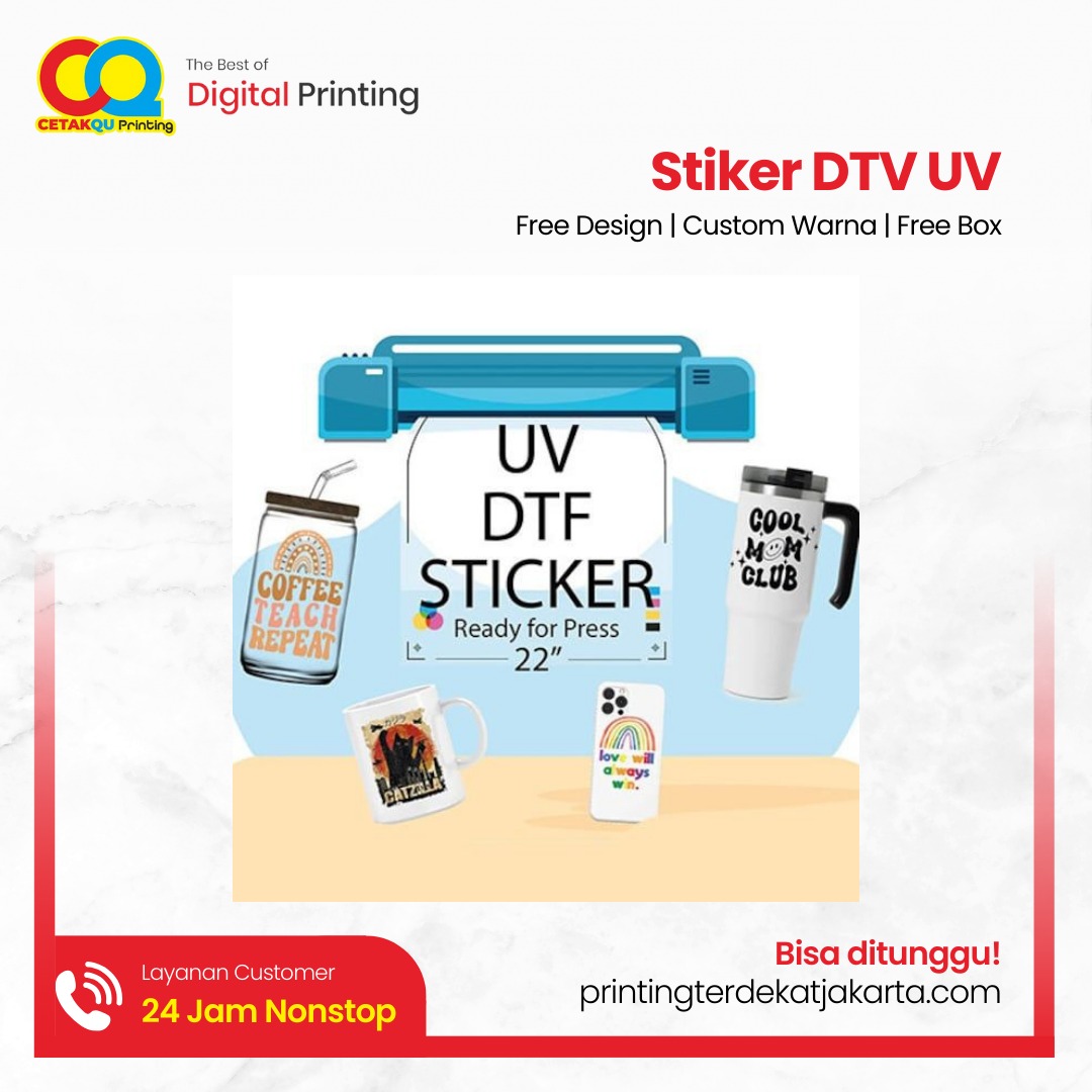 Mengenal UV DTF Stiker: Teknologi Cetak Inovatif untuk Hasil Stiker Berkualitas Tinggi