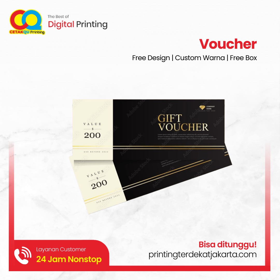 Cetak Voucher Berkualitas: Solusi Efektif untuk Promosi Bisnis Anda di Printing Terdekat Jakarta