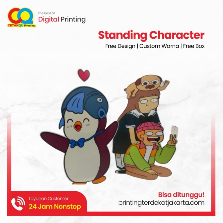 Standing Character: Solusi Promosi Menarik untuk Bisnis Anda di Printing Terdekat Jakarta