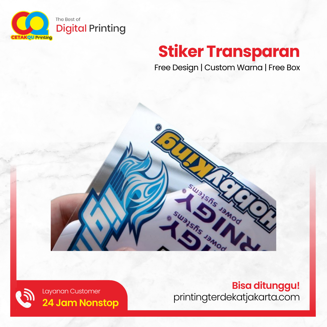 Jasa Cetak Stiker Transparan Meteran di Jakarta – Tampilan Elegan, Rapi ...